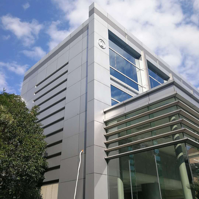Construcción de cristal de aluminio Q235 de la pared de cortina del diseño prefabricado