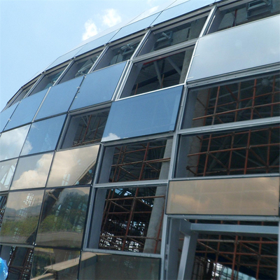 El panel de cristal externo FRP de la fachada de la pared de cortina del revestimiento de Bule Q235B cad