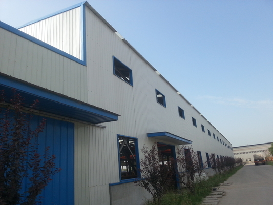 Blanco prefabricado del haz del acero H de la PU de la estructura de tejado de Warehouse del metal Q235