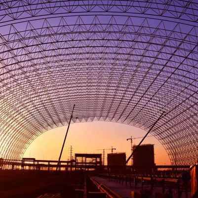 Los edificios con marco de acero galvanizados de la inmersión caliente arquean el marco estructural los 300m del espacio