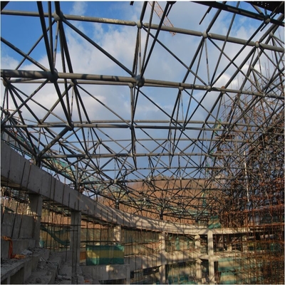 Perforación de la estructura de acero de Q235 Sofi Stadium Roof Structure Galvanized