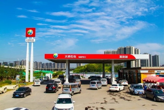 Gasolinera exterior impermeable diseño personalizado toldo de gasolinera