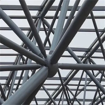 Q345 prefabricó el nodo GB galvanizado conexión del marco del espacio