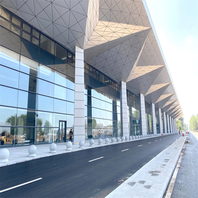 El tejado del aeropuerto 960m m de los marcos del espacio del acero de la arquitectura del tejado del EPS modificó para requisitos particulares