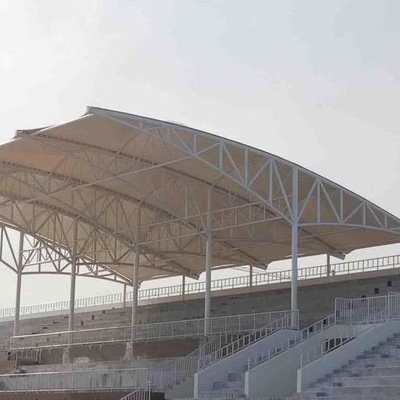 La PU curvó el corte extensible de la arquitectura de la membrana del tejado PTFE de la membrana