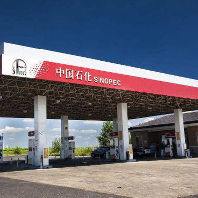 Multi-cuesta modificada para requisitos particulares 50m m prefabricada del tejado del toldo de la gasolinera Q235