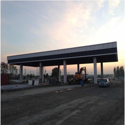 Indicador de la luz del toldo de la plaza de peaje del tejado del toldo 150m m de la gasolinera Q345