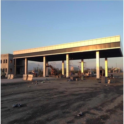 Indicador de la luz del toldo de la plaza de peaje del tejado del toldo 150m m de la gasolinera Q345