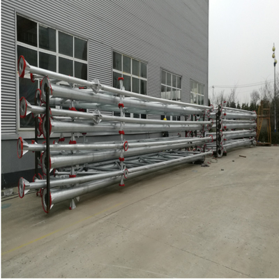 Braguero de acero galvanizado S355JR Decoiling del marco del espacio de la inmersión caliente rígido