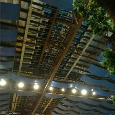 Estructura de acero del braguero Q235 que cubre el EPS gris para el parque temático interior del agua