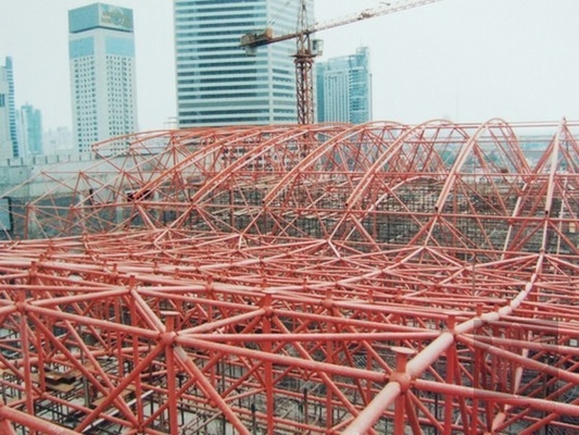 Construcción de acero 950m m del marco del tejado del espacio Q345 del braguero corrosivo anti del marco