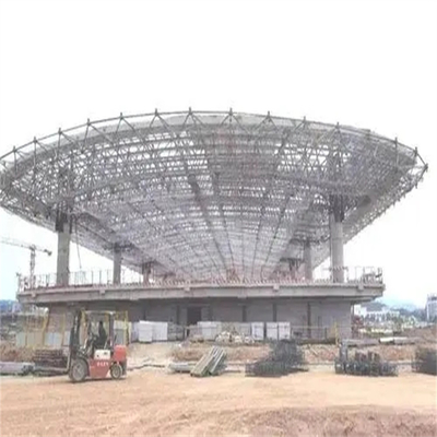 Pintura de la construcción del tejado del estadio del marco los 300m del espacio de la rejilla de la capa triple Q345