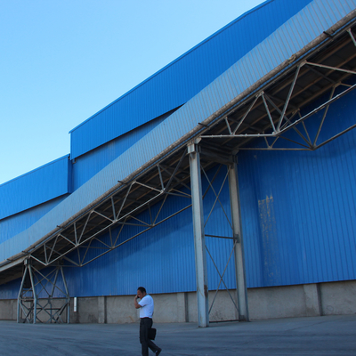 Vertientes prefabricadas de acero estructurales de encargo del taller de Warehouse 50m m