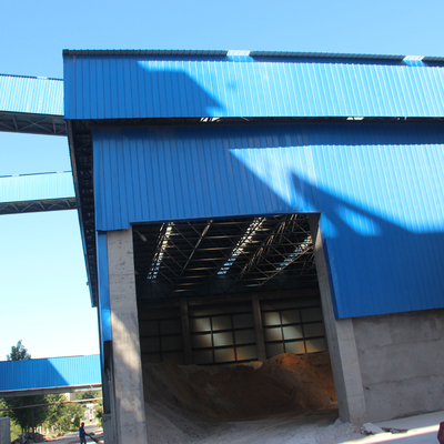 Vertientes prefabricadas de acero estructurales de encargo del taller de Warehouse 50m m