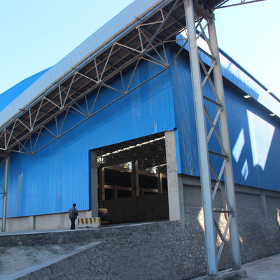 Estructura de tejado de Warehouse Warehouse de la fábrica de la PU 50m m 120m m modificado para requisitos particulares