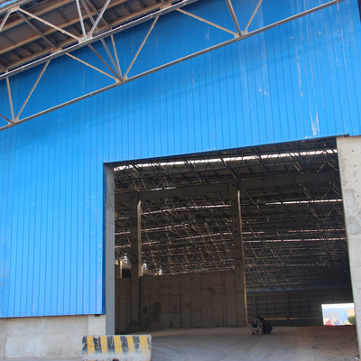 Estructura de tejado de Warehouse Warehouse de la fábrica de la PU 50m m 120m m modificado para requisitos particulares