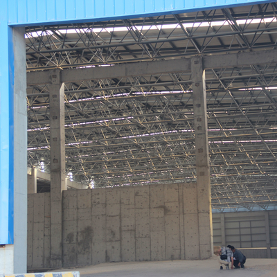 Estructura de tejado de Warehouse Warehouse de la fábrica de la PU 50m m 120m m modificado para requisitos particulares