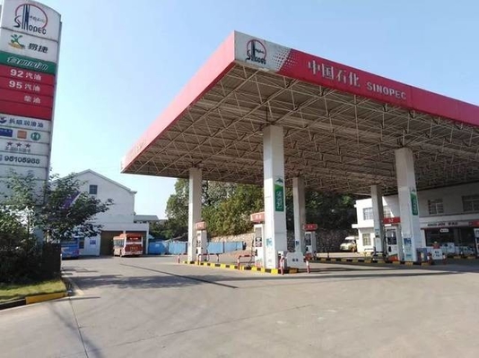 Rectángulo los 300m del toldo de la gasolinera del toldo el 100m del surtidor de gasolina Q345
