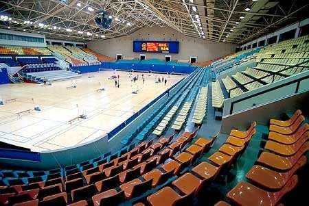 Tejado del marco 0.8m m del espacio de estructura de acero del estadio del tejado de Q235 EPS