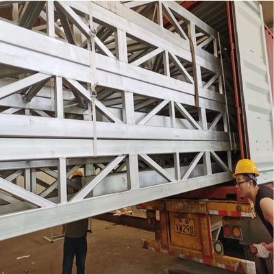 Superficie galvanizada material prefabricada de acero de las armaduras Q235 del tejado