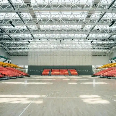 Construcción larga del tejado del pabellón de deportes del gimnasio del gimnasio del estadio del marco del espacio del diseño del palmo