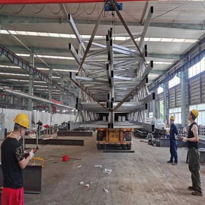 Superficie galvanizada material prefabricada de acero de las armaduras Q235 del tejado
