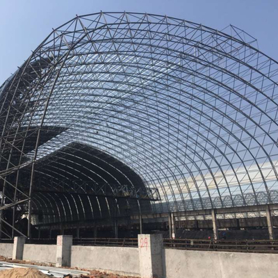 Diseño del marco de acero de la estructura de acero Q235 de nuevo tejado de la fábrica
