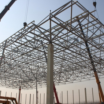 La fábrica de acero del diseño de la luz prefabricada de Warehouse vertió galvanizado
