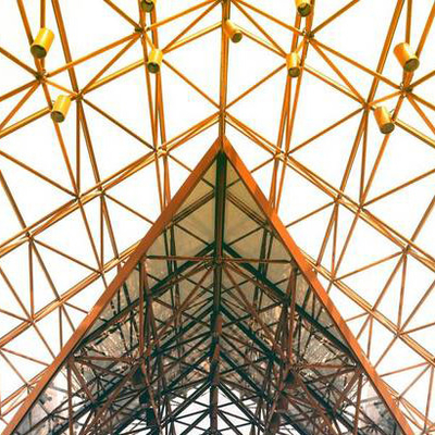 Estructura de edificio ligera prefabricada de marco de acero para la vertiente