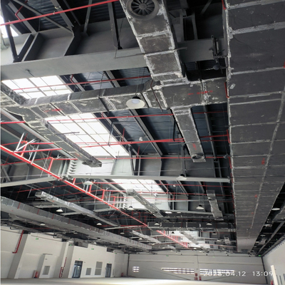 Solo tejado cad del almacén de la estructura de acero de la bahía de Q235B para Hall Shed