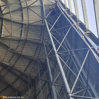Marco de acero ligero Q235 prefabricado para la estructura de edificio del cobertizo