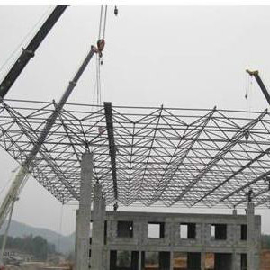 Marco de acero ligero prefabricado de la gasolinera para la estructura de edificio de la construcción