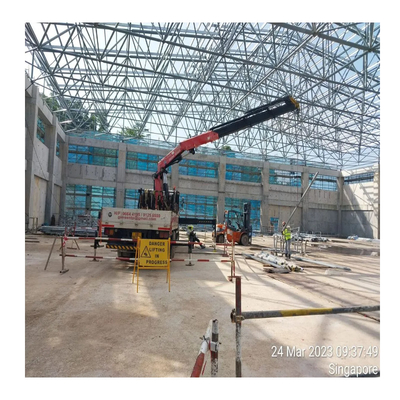 Q345 S355JR o Q235 S235JR Nodo de estructura de acero para la construcción de estructuras de acero