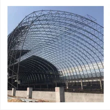 Cuadro de estructura de techo de almacén de acero galvanizado con espacio de columna personalizado para necesidades personalizadas