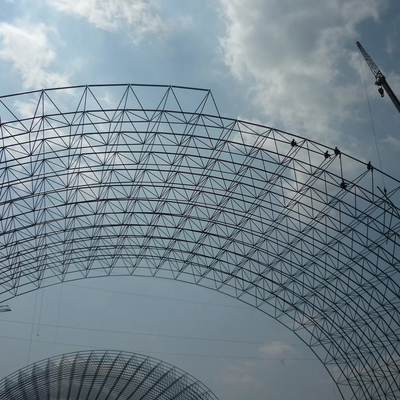 Portal marco Estadio estructura de acero con techo panel sandwich hoja única de acero