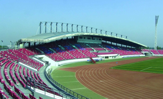 Construcciones prefabricadas de marcos espaciales de acero ligero para techos de estadios