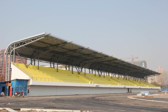 Construcción de estructuras de acero de estadios duraderos con techo de amplia extensión