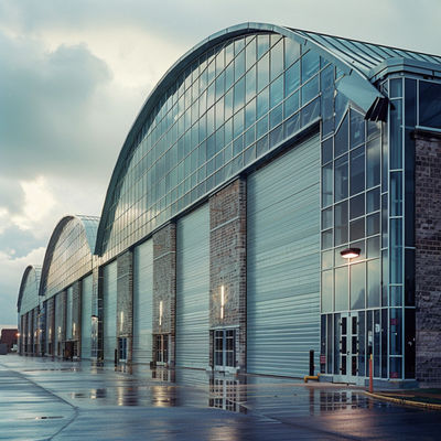 Estructura espacial elegante e innovadora para bibliotecas y salas de exposiciones Soluciones personalizables de construcción en acero