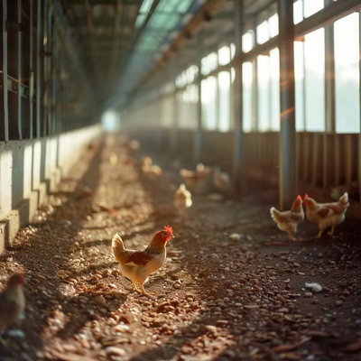 Marco de portal de acero para las bases de cría de aves de corral Soluciones agrícolas duraderas y eficientes