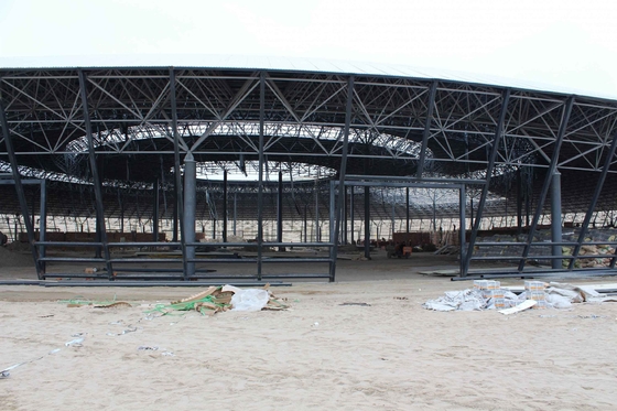 Techo de Extensión de Almacenamiento de Carbón con Estructura Espacial en Construcción de Estructura de Acero