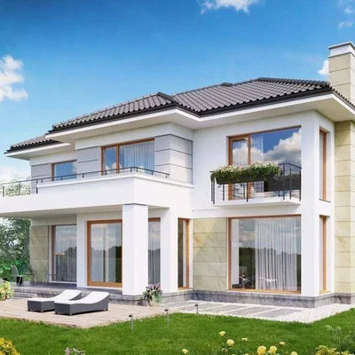 4 Bedroom Light Steel Prefab House 15-21 Days Delivery Custom Design