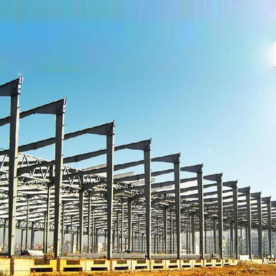 Grey EPS Q235 Steel Space Frame with 15-21 Days Delivery for Indoor Water Theme Park