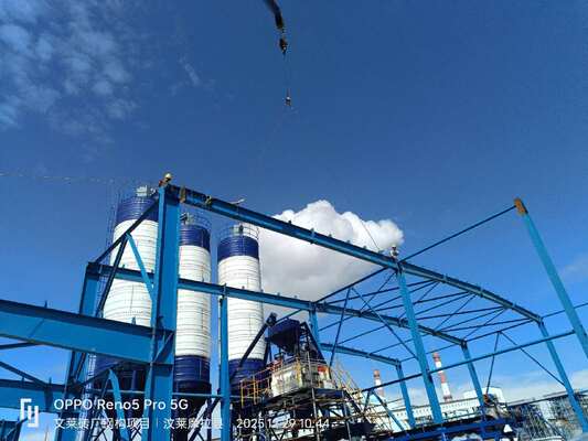 Estructura de techo de almacén de span personalizada construida para soportar condiciones de carga de nieve variables para soluciones de almacenamiento