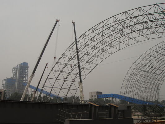 Brasil Estructura del techo del almacén que utiliza elementos de acero prefabricados para lograr un montaje y construcción más rápidos en instalaciones logísticas