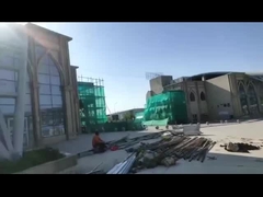 edificio de estructura de acero de marco espacial, almacén ligero y taller